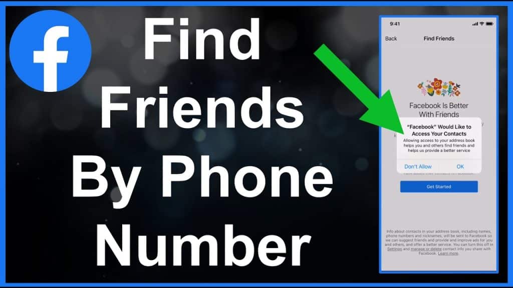 Use a phone number to find someone on Facebook